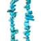 12 Pack: Turquoise Dyed Howlite Chip Beads, 15mm by Bead Landing™